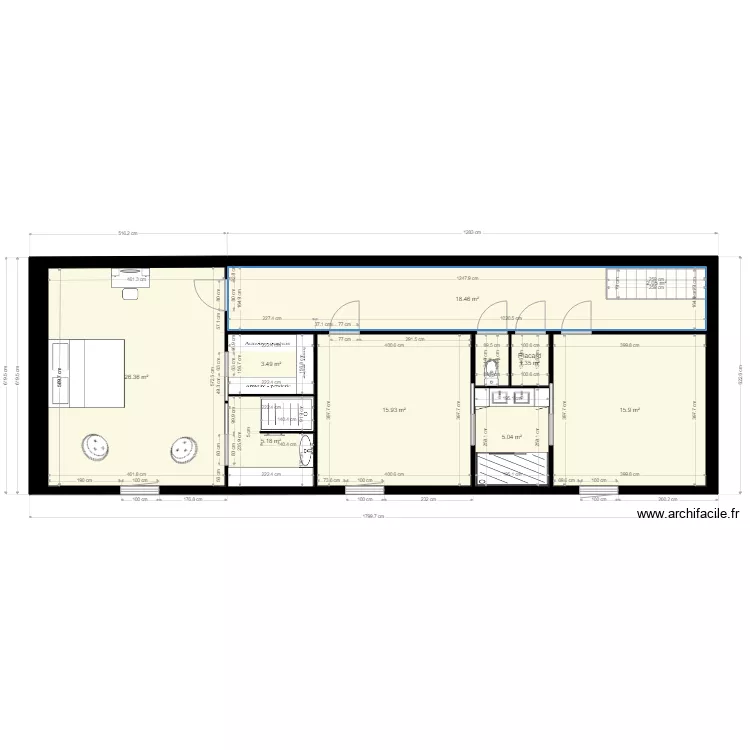 Le pressoir V11. Plan de 