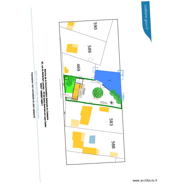 lidy plan 3D xcistant et projet. Plan de 3 pièces et 27 m2