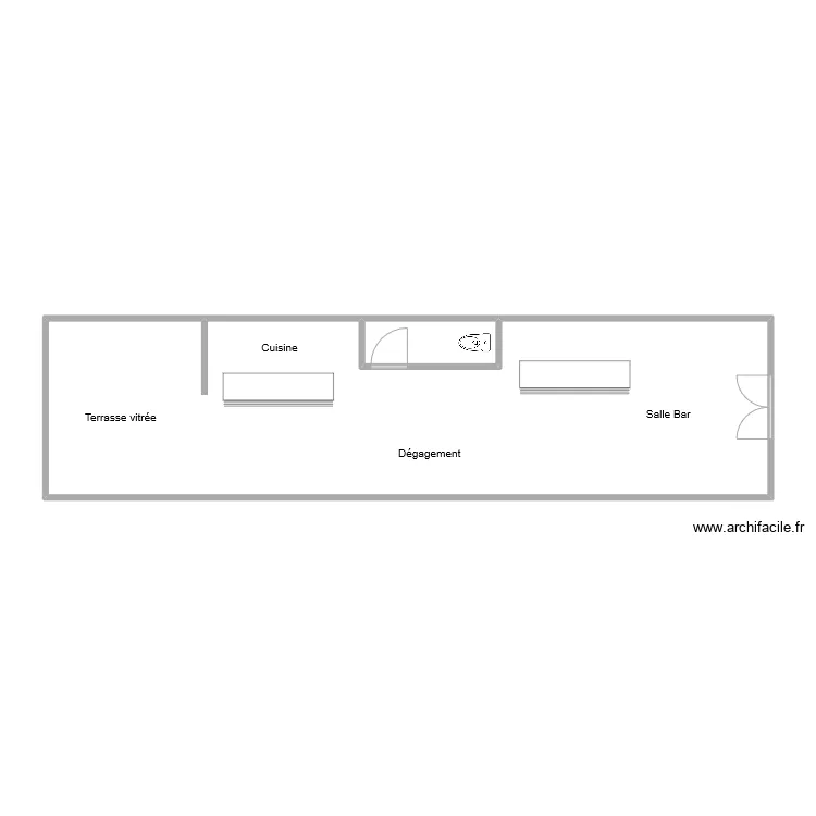 bar. Plan de 