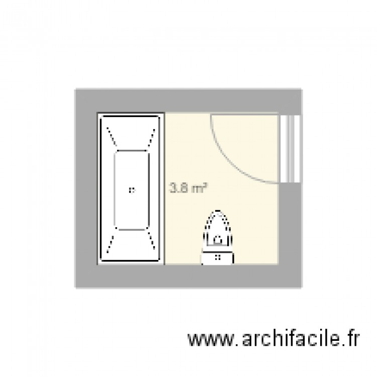 ZARAD SDB. Plan de 0 pièce et 0 m2