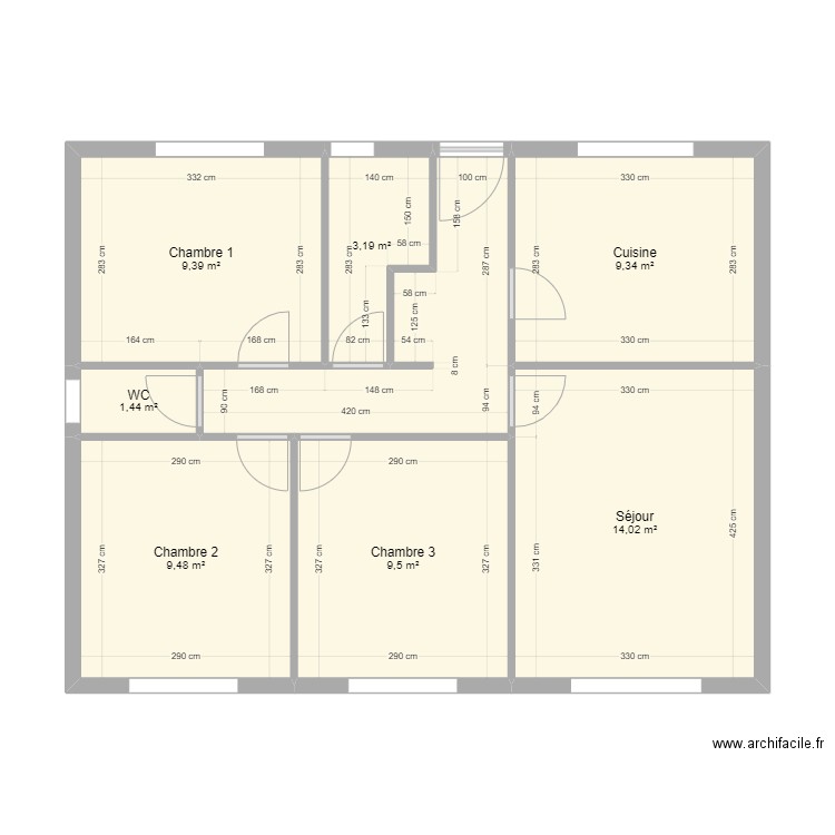 KOUAKOU. Plan de 0 pièce et 0 m2