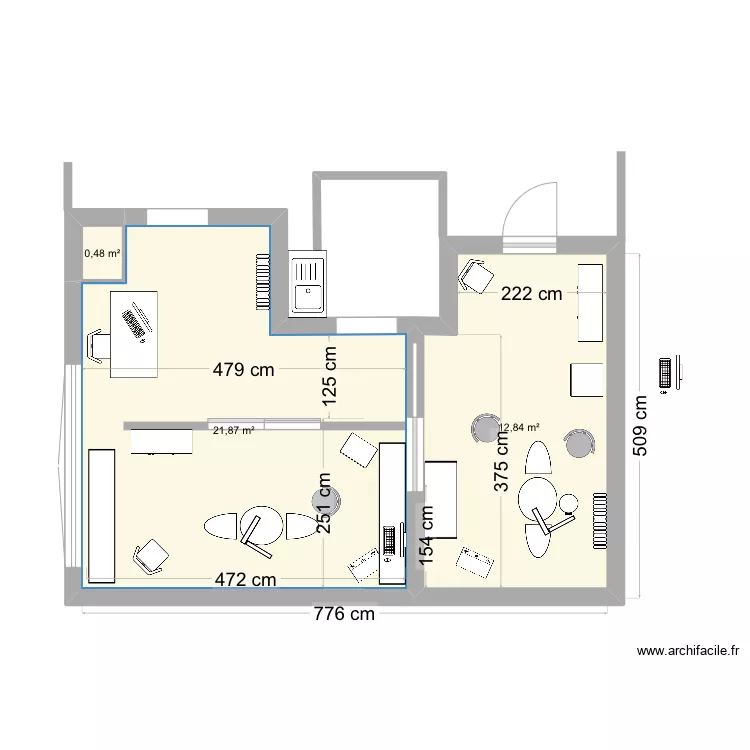 CABINET 6. Plan de CABINET 6. Plan de