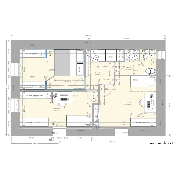 ANAIS BAT1 ETAGE V3 2018 05 05 V4. Plan de 0 pièce et 0 m2