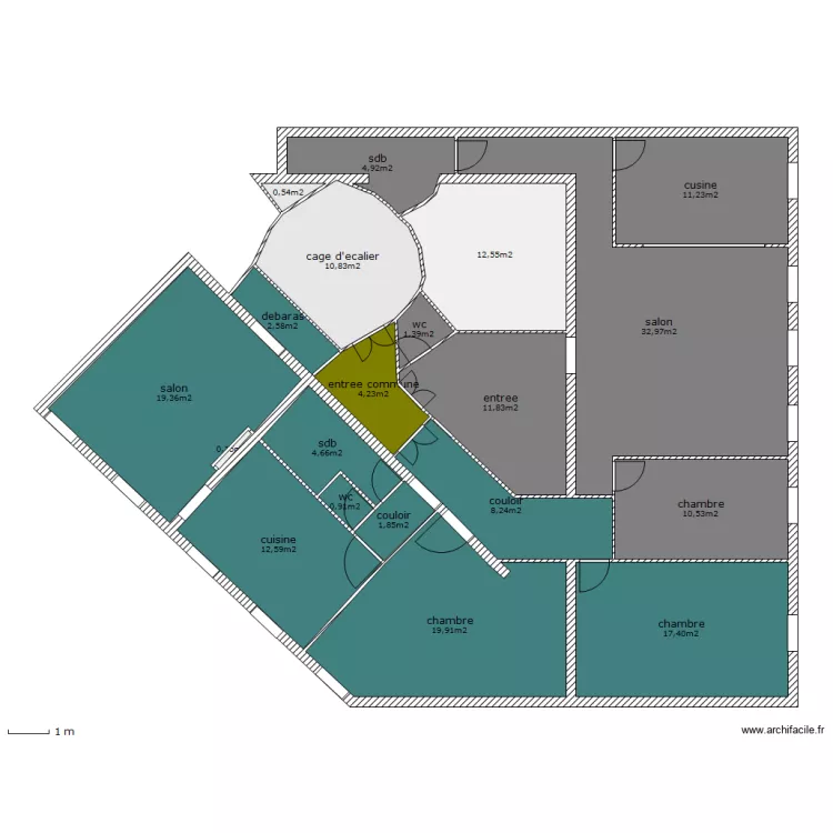 ornano division. Plan de 