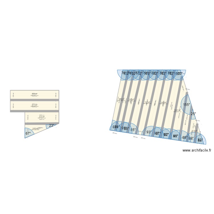 Roubaud plan isolation faux plafond. Plan de 10 pièces et 49 m2