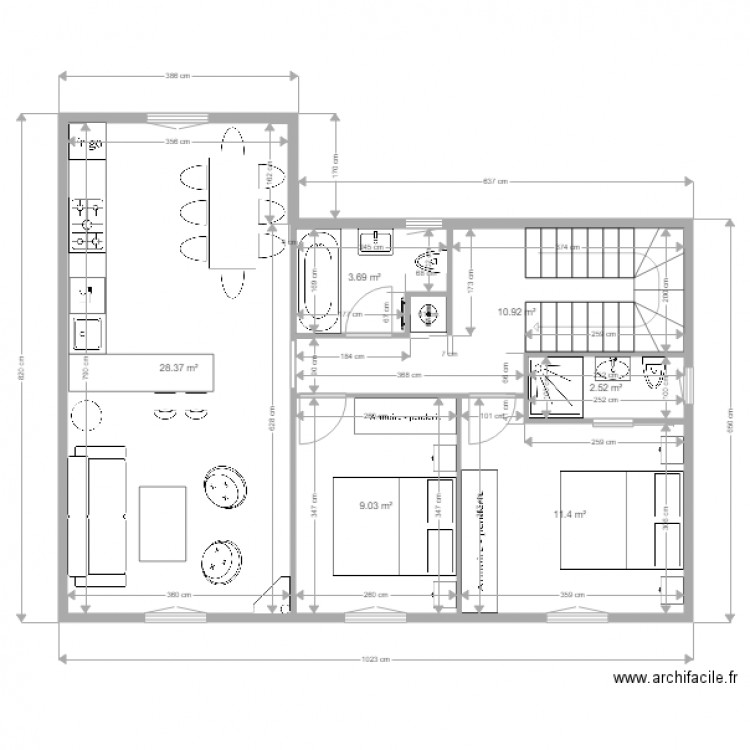 st lu 2eme etage. Plan de 0 pièce et 0 m2