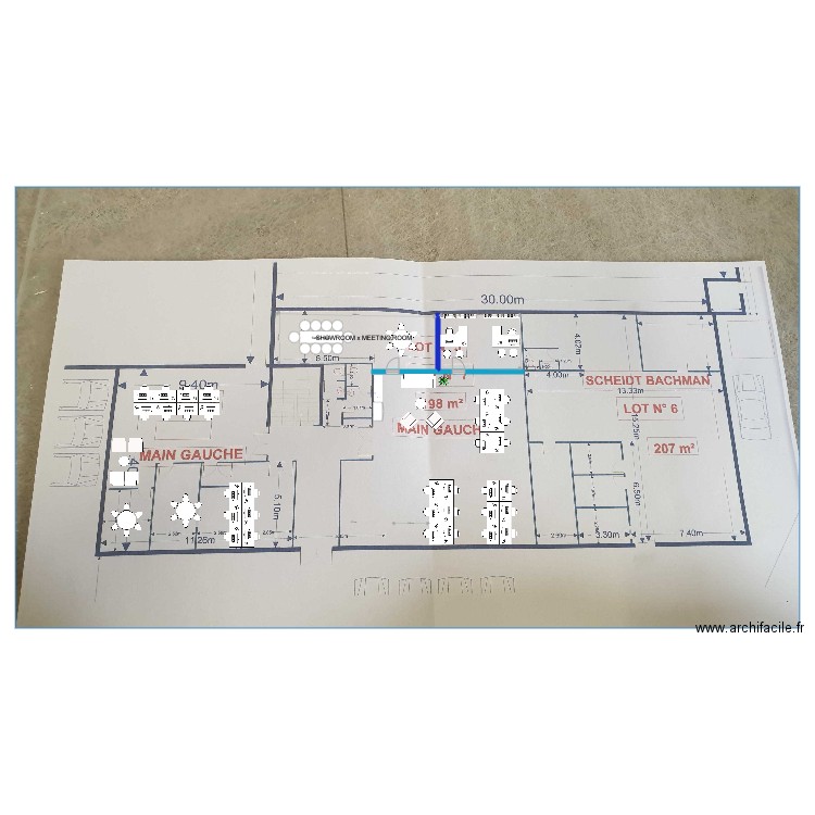 Bureaux Sales Marketing St Jean V2. Plan de 0 pièce et 0 m2