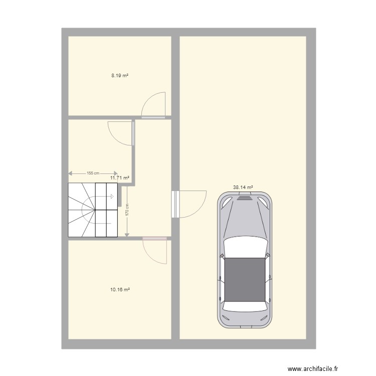 Riccettisous sol. Plan de 0 pièce et 0 m2