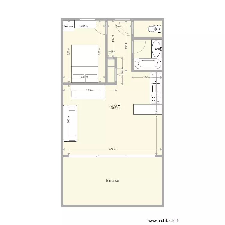 05 263 modification. Plan de 