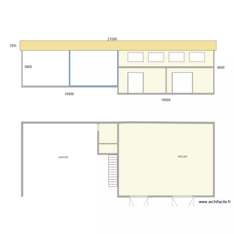 Hangar 2019. Plan de 