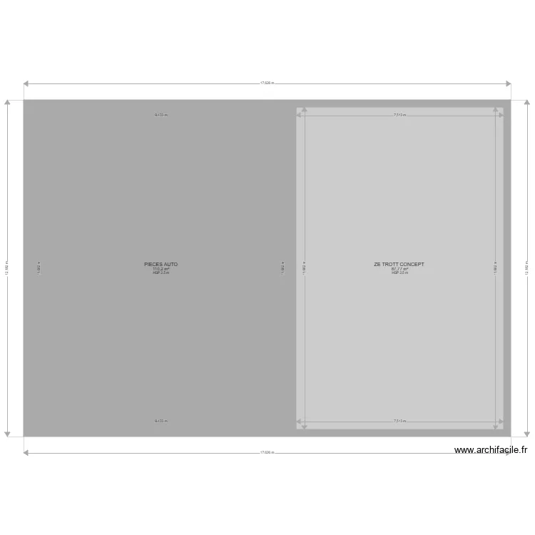 BATIMENT AUTOMOBILE . Plan de BATIMENT AUTOMOBILE . Plan de