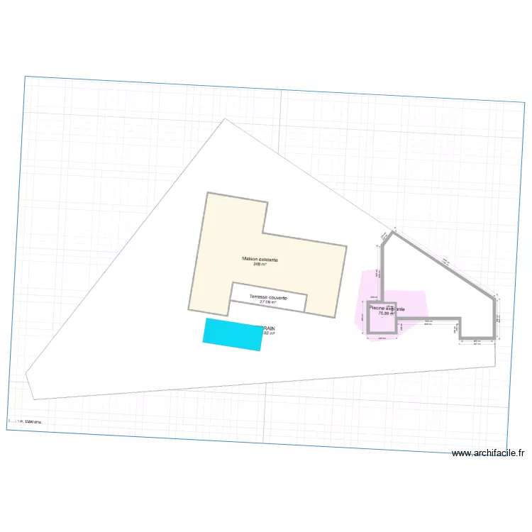 EXISTANT ET PROJET V5 en cours. Plan de 