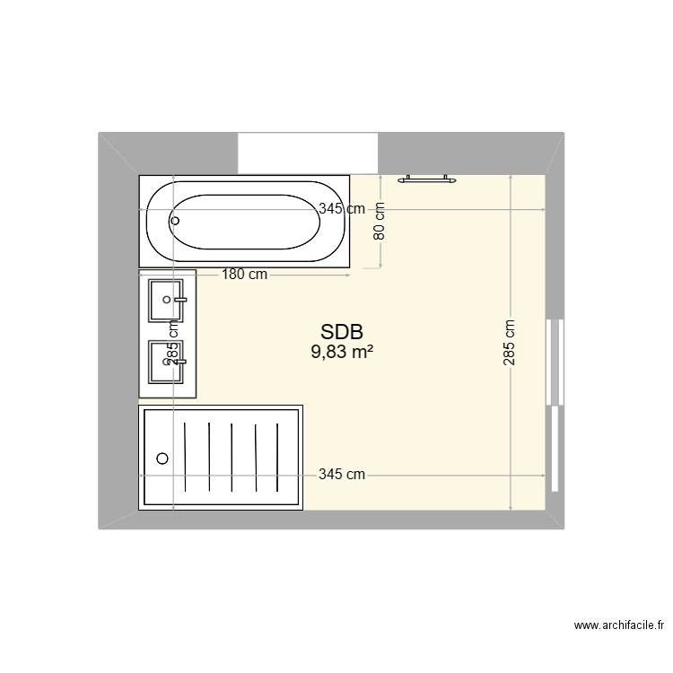 SDB4. Plan de 0 pièce et 0 m2