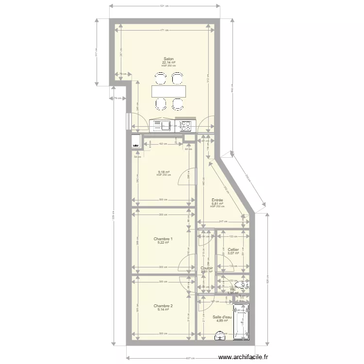 CRETON plan du projet ind02. Plan de 