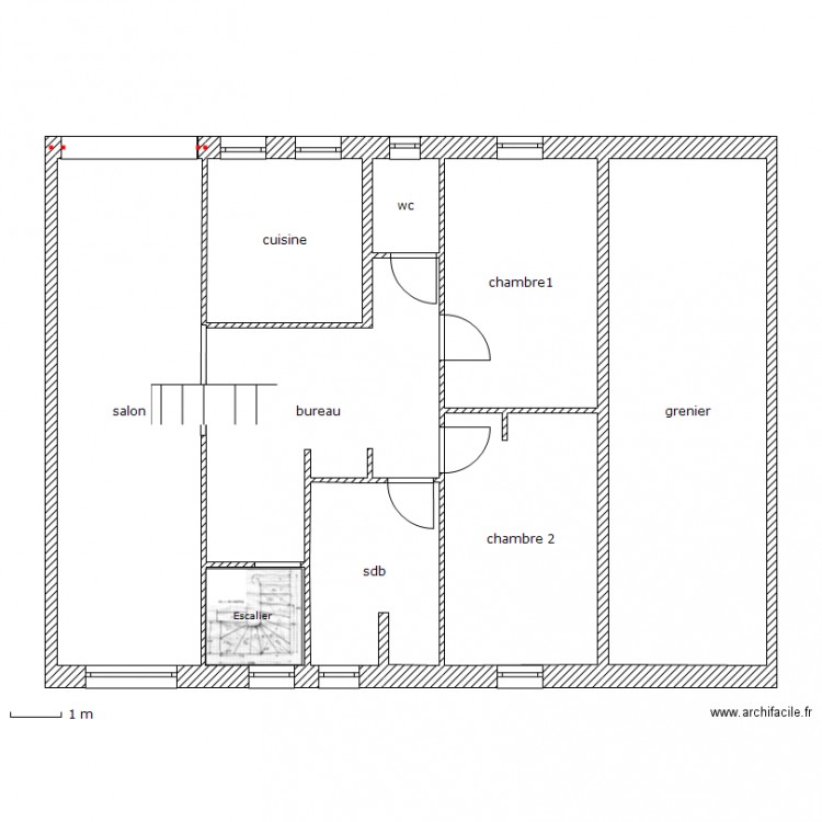 clement 1 Etage. Plan de 0 pièce et 0 m2