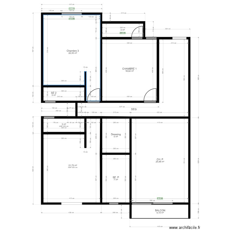 DUPLEX 5PIECES TERRAIN R1. Plan de 11 pièces et 131 m2