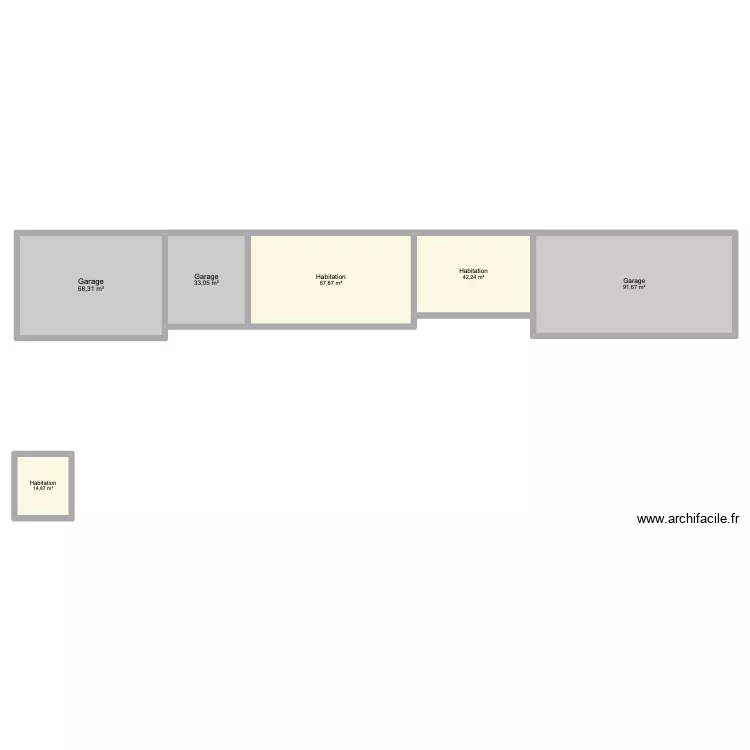 Long&egrave;re Villons. Plan de 