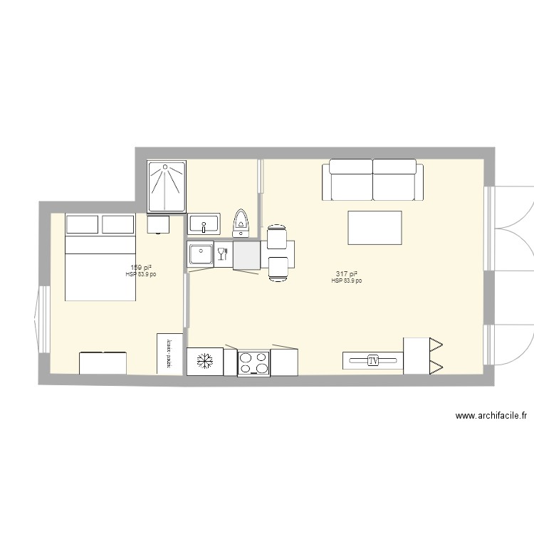 loft 3. Plan de 0 pièce et 0 m2