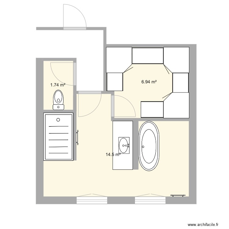 Etage re new 1. Plan de 0 pièce et 0 m2