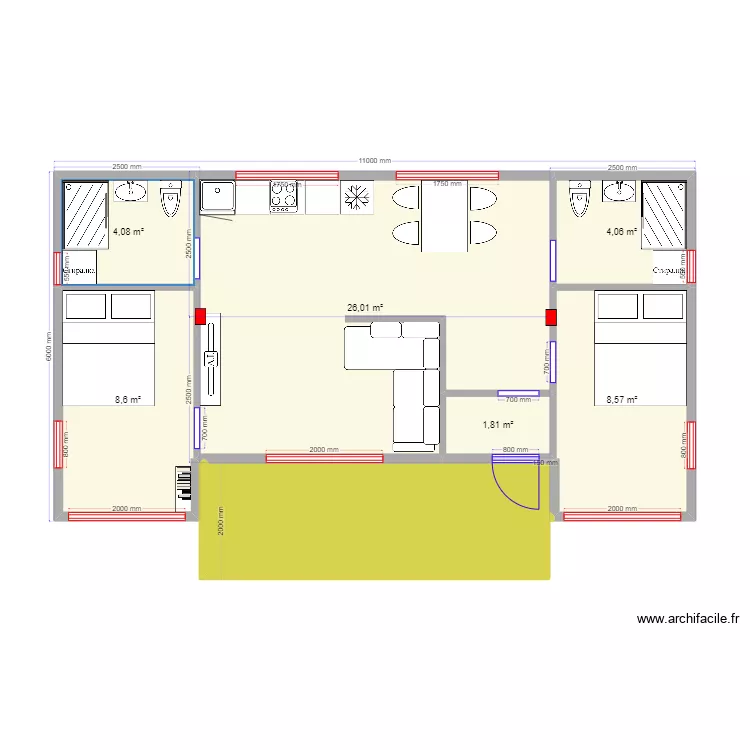 60 1 Старо. Plan de 