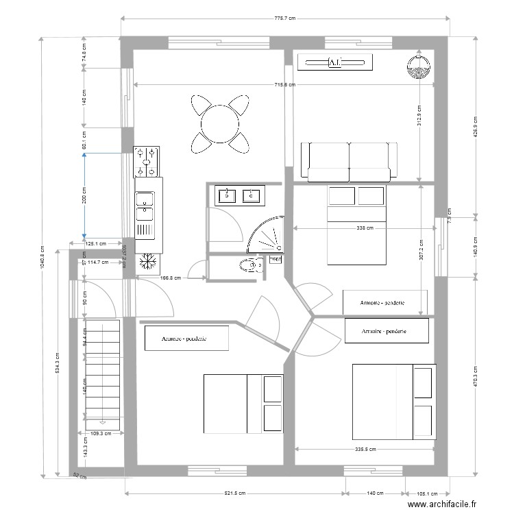 NEW 4 version rez de jardin coté. Plan de 0 pièce et 0 m2