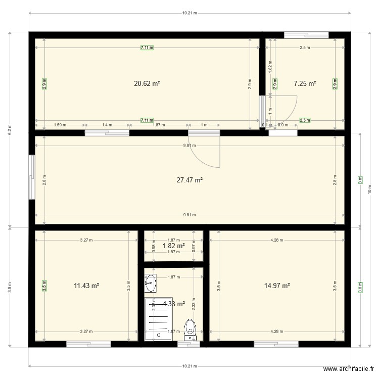 fayoe 8. Plan de 0 pièce et 0 m2