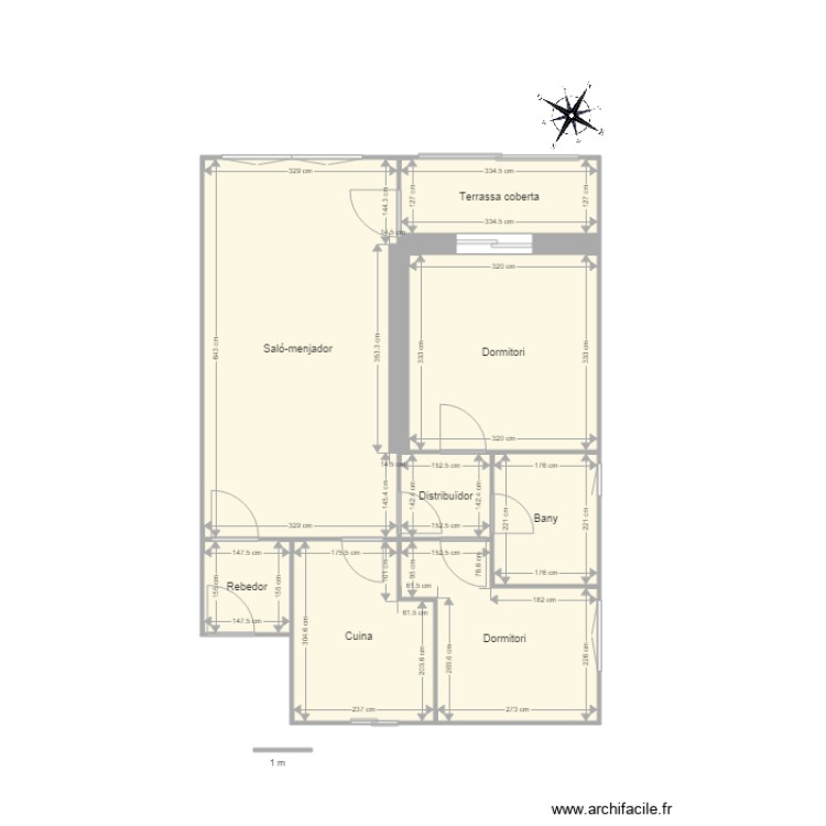Ref 82 Valira Nova Bloc F Planta baixa 2 Encamp. Plan de 0 pièce et 0 m2