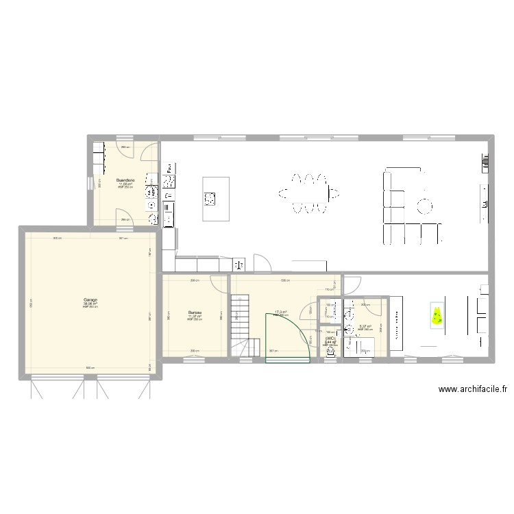 MaisonRDC. Plan de 0 pièce et 0 m2