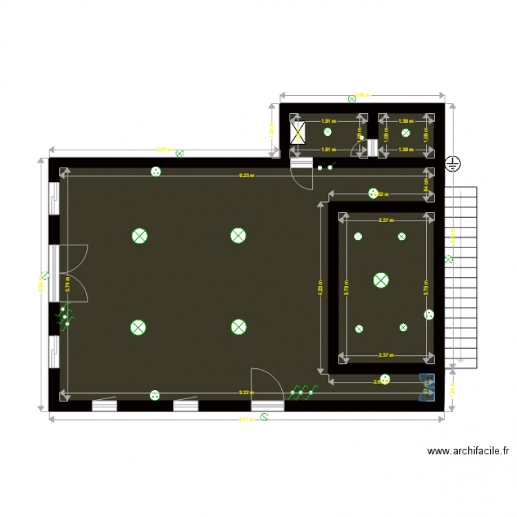 PLAN NKOL FOULOU. Plan de 0 pièce et 0 m2