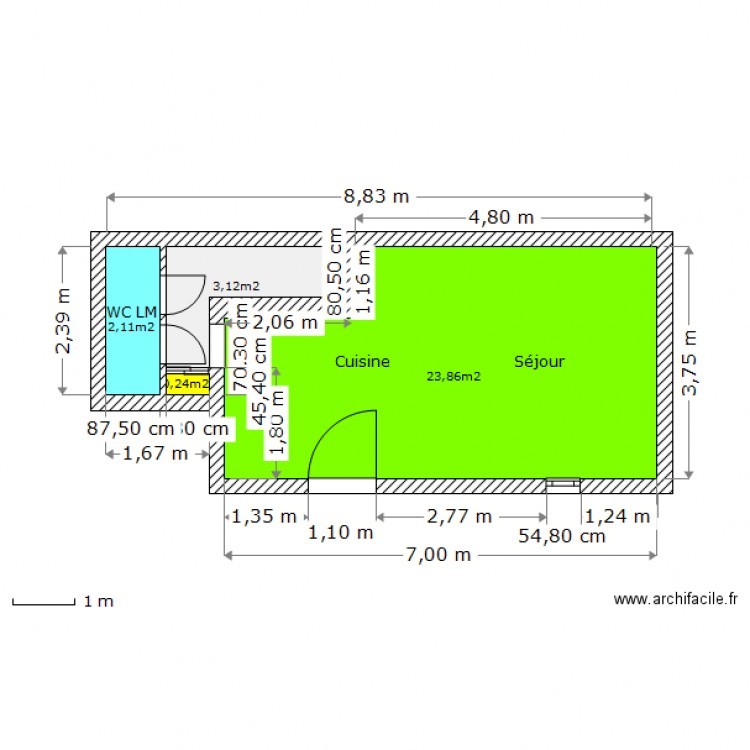 R d Ch final. Plan de 0 pièce et 0 m2