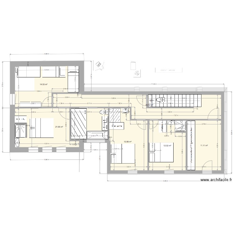 ceillac  25 mai. Plan de 0 pièce et 0 m2