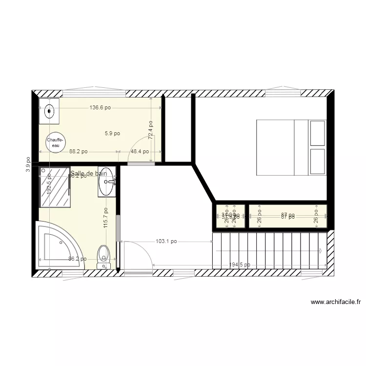 emy sous sol. Plan de 