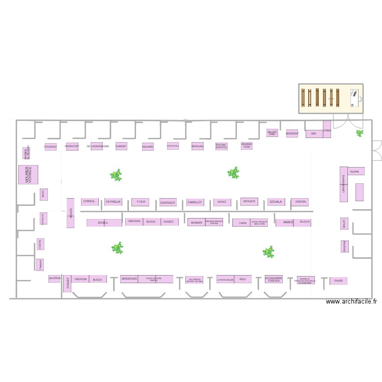 SALON DI BEN ETRE 2. Plan de 1 pièce et 19 m2