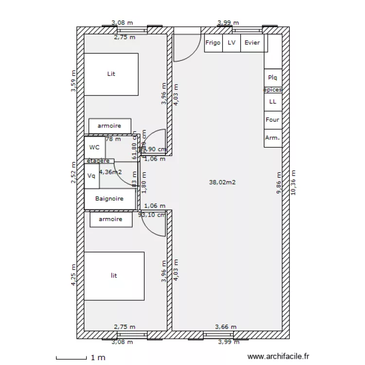 Vue d'ensemble. Plan de 