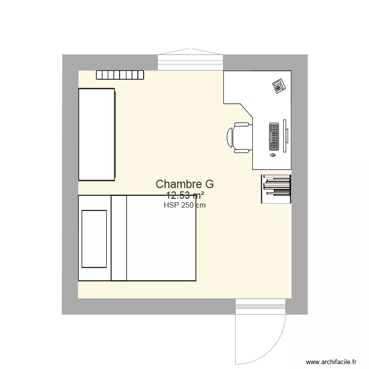 Chambre G armoire. Plan de Chambre G armoire. Plan de