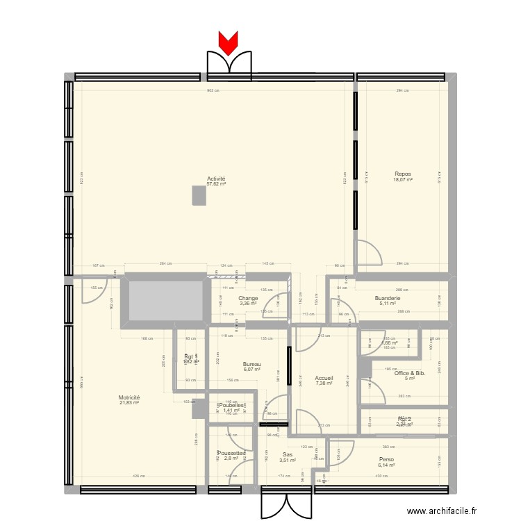 92 PUTEAUX projet Jean v ArL 130323. Plan de 16 pièces et 147 m2