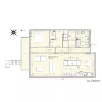 APRES rdc maison Thomery mur chbre intact version baignoire