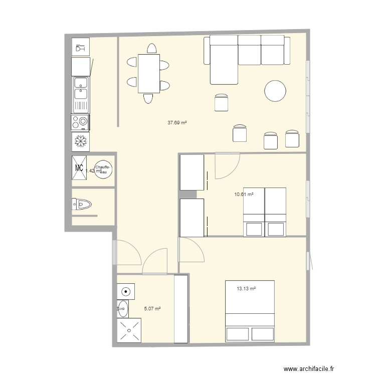 MEnthon Saint Bernard. Plan de 0 pièce et 0 m2