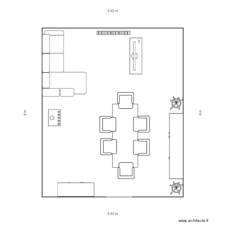 coutisse salon. Plan de 0 pièce et 0 m2