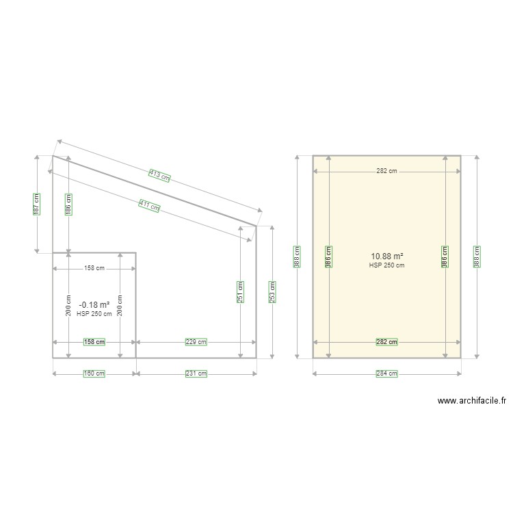 chambre 1. Plan de 0 pièce et 0 m2