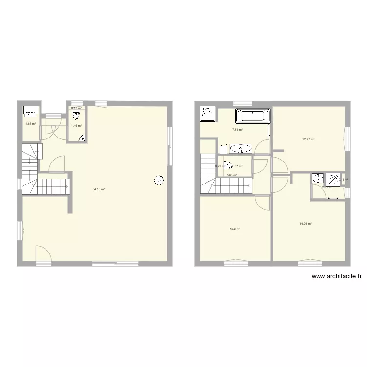 Maison La Ciotat. Plan de 