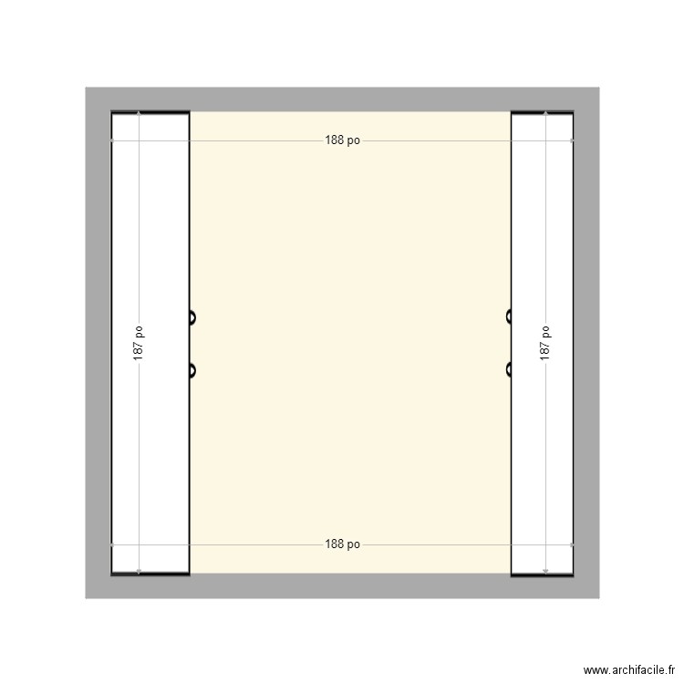 garage. Plan de 0 pièce et 0 m2