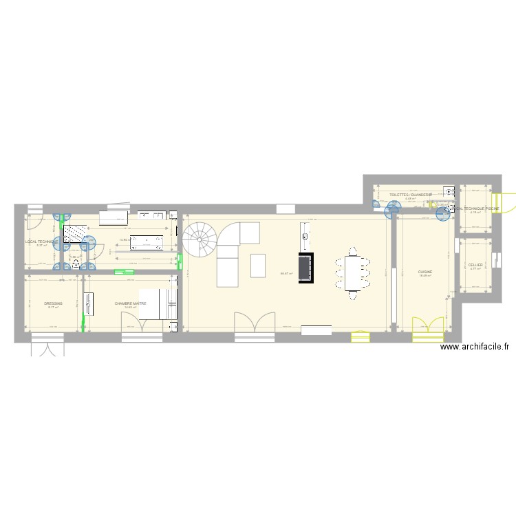 Maison Floirac 1. Plan de 0 pièce et 0 m2