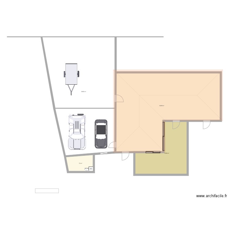 garage 1. Plan de 0 pièce et 0 m2