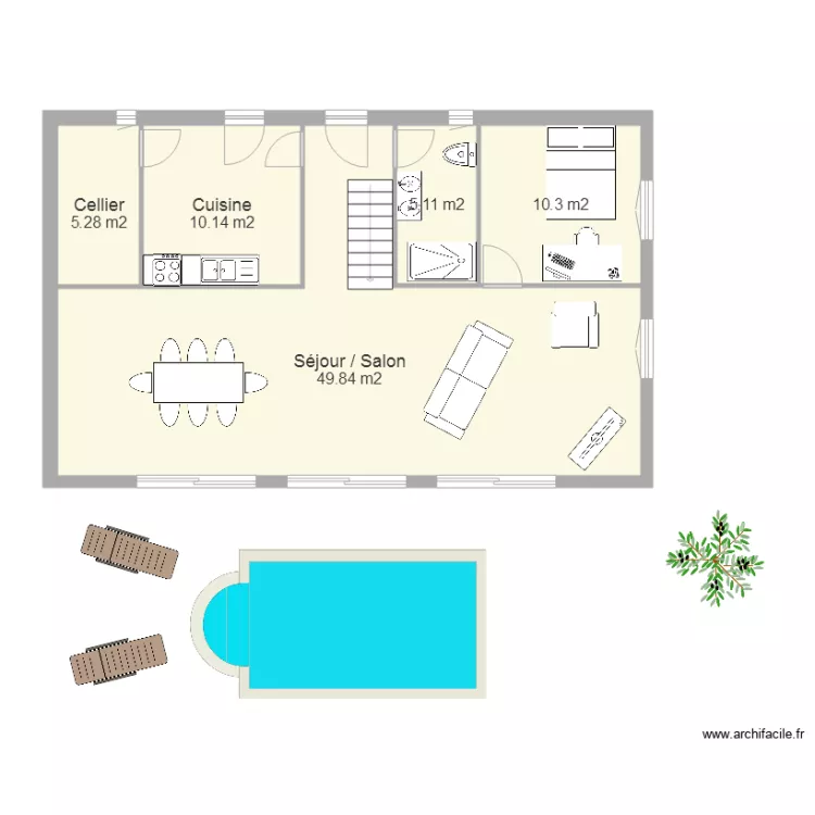 maison LODEVE. Plan de maison LODEVE. Plan de
