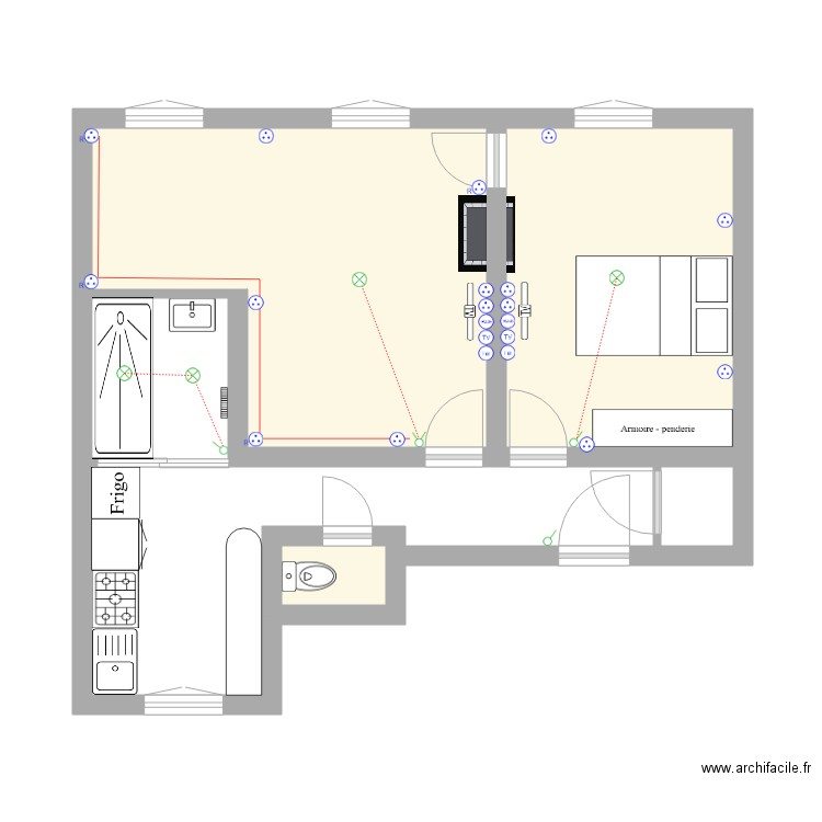 14eme. Plan de 0 pièce et 0 m2