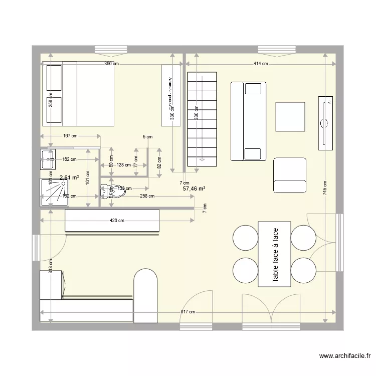 maison. Plan de maison. Plan de