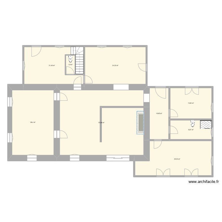 FLOYRAC. Plan de 0 pièce et 0 m2