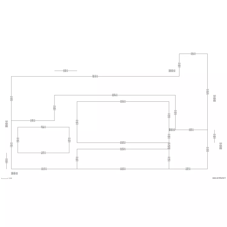 Plan Maison Romain. Plan de 