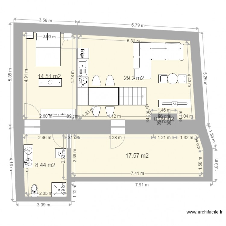 PLAN  3ieme theor. Plan de 0 pièce et 0 m2